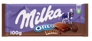 Milka Oreo Brownie Chocolate Bar 100G