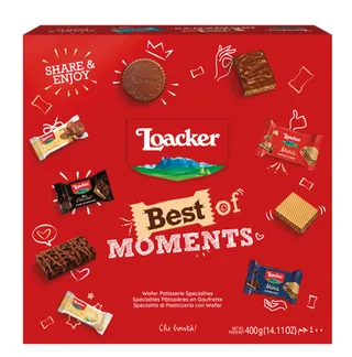 Loacker Best Moments Assorted Wafers Box 400G