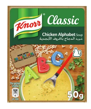 Knorr Alphabet Chicken Soup 50g