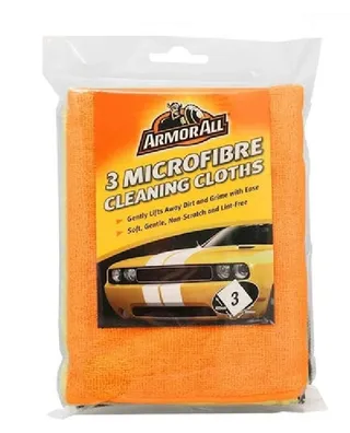 Armor All Microfibre Cleaning Cloth 3Pcs