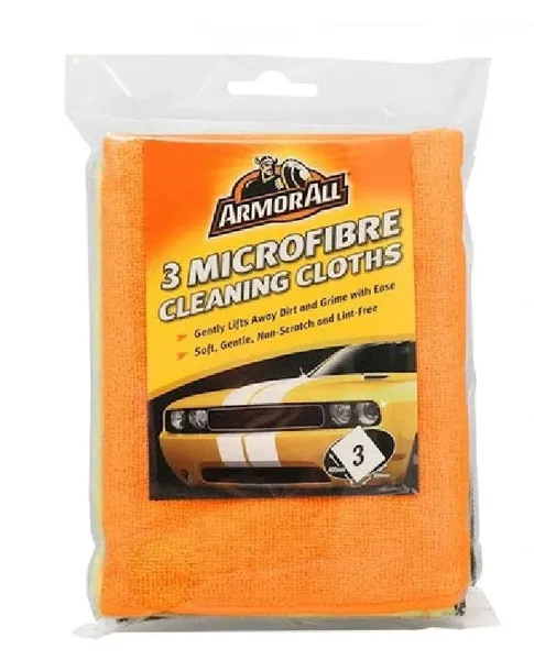 Armor All Microfibre Cleaning Cloth 3Pcs