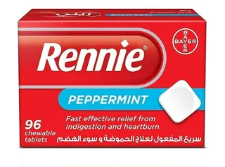 Rennie Indigestion & Heartburn Relief Tablets 96Pcs