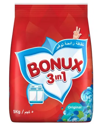 Bonux Original 3 In 1 Detergent Powder 5Kg