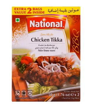 National Chicken Tikka Masala Spice Mix 2X50G