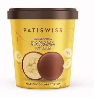 Patiswiss Milk Chocolate Coated Frozen Banana 250G