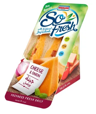 Americana So Fresh Cheese & Onion Sandwich 164G