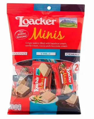 Loacker Mini Assorted Crispy Wafers 200G