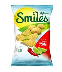 Smiles Chilli & Lime Chips 16G