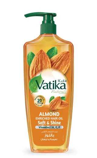 Vatika Almond Enriched Soft & Shine Hair Oil 500Ml