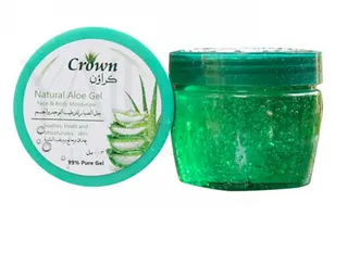 Crown Natural Aloe Gel Face & Body Moisturizer 250Ml