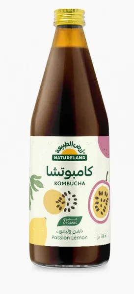 أرض الطبيعة عضوي كومبوتشا الليمون ال 330 مل