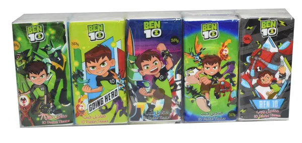 Ben 10 3Ply Pocket Tissues 10Pcs