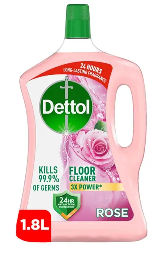 Dettol Rose Antibacterial Power Floor Cleaner 1.8L