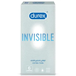 ديوركس واقي ذكري إنفزيبل فائق النحافة 6 قطع