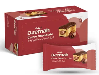 Deemah Curvy Chocolate Cake 12X45G