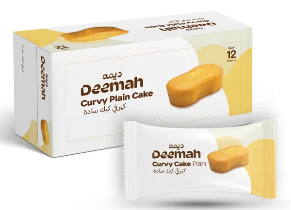 Deemah Curvy Plain Cake 12X32G