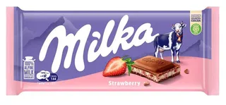 Milka Strawberry Chocolate 90G