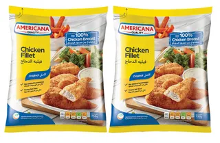 Americana Frozen Original Chicken Fillet 2X750G