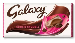 Galaxy Cookie Crumble Chocolate Bar 114G