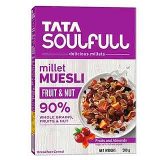 Tata Soulfull Fruits & Nuts Millet Muesli 500G
