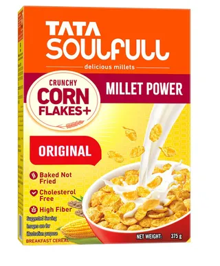Tata Soulfull Crunchy Millet Power Original Cornflakes 375G