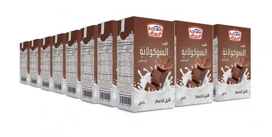 كي دي كاو حليب قليل الدسم بالشوكولاتة 24X250 مل