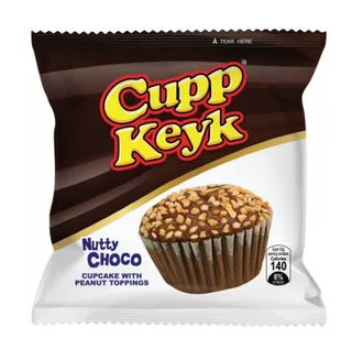 Cupp Keyk Nutty Choco Cupcake 34G