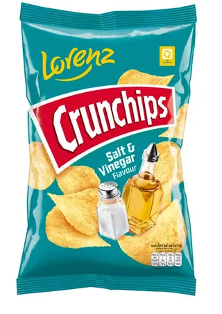 Lorenz Crunchips Salt & Vinegar 100G