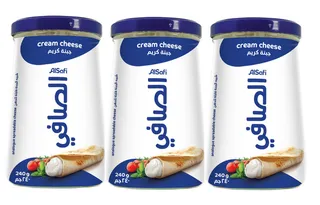 AlSafi Full Fat Analogue Spreadable Processed Cheese 3X240G
