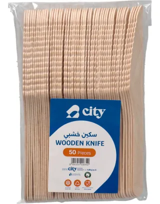 City Wooden Knife 50Pcs