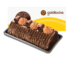 Goldilocks Chocolate Overload Half Roll 465G