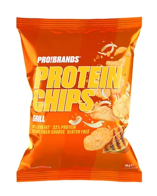Pro!Brands Grill Protein Chips Gluten Free 50G