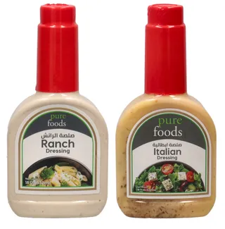 Pure Foods French & Ranch Dressing 2X532Ml