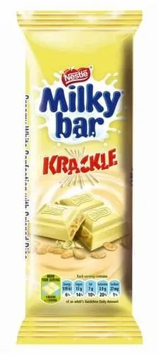 Milkybar Krackle White Chocolate Bar 80G