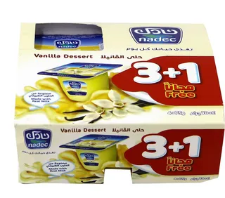 Nadec Vanilla Dessert 4X75G