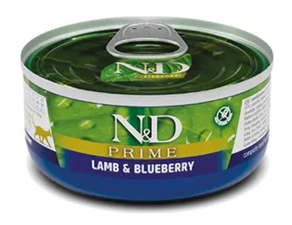 N&D Prime Lamb & Blueberry Cat Food 70G