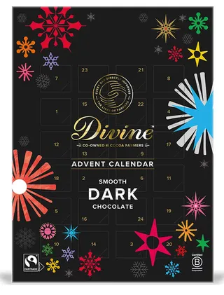 Divine Advent Calendar Smooth Dark Chocolate 85G