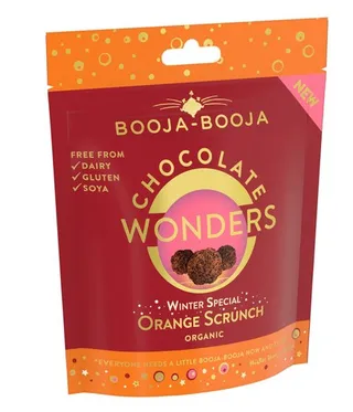Booja-Booja Gluten Free Orange Scrunch Chocolate Wonders 65G