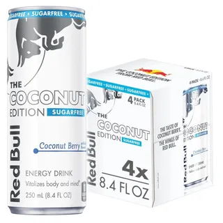 Red Bull The White Edition Sugar Free Coconut & Berry Energy Drink 6X250Ml
