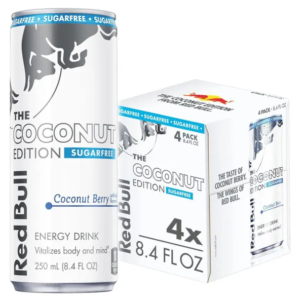 Red Bull The White Edition Sugar Free Coconut & Berry Energy Drink 6X250Ml