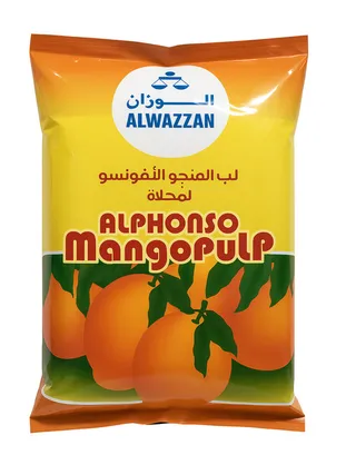 Al Wazzan Frozen Alphonso Mango Pulp 1 kg