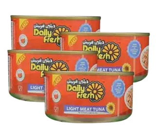 Dailyfresh Light Meat Tuna 4X185G