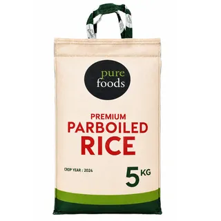 Pure Foods Parboiled Rice 5Kg