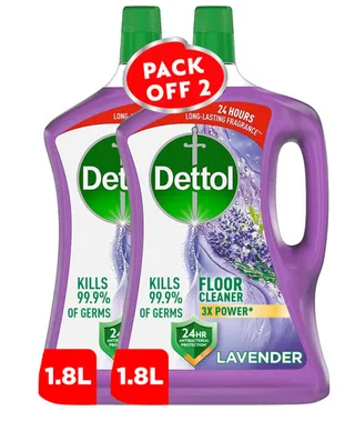 Dettol Lavender Antibacterial Floor Cleaner 2X1.8L