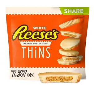 Reese's Thins White Chocolate Peanut Butter Cups 7.37Oz