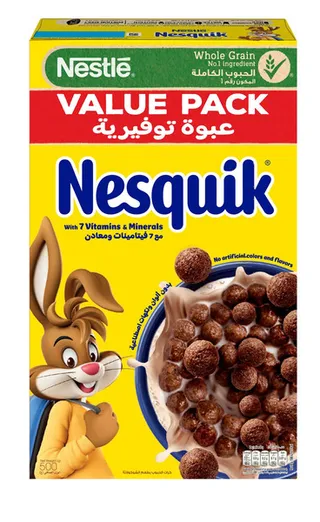 Nestle Nesquik With 7 Vitamins & Minerals Cereal 500G