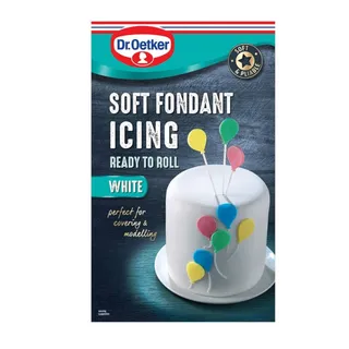 Dr. Oetker Ready To Roll Soft Fondant White Icing 6X1Kg