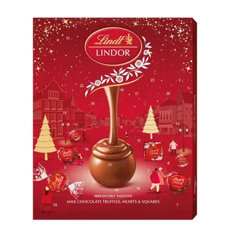 Lindt Lindor Advent Calendar Milk Chocolate Truffles 235G