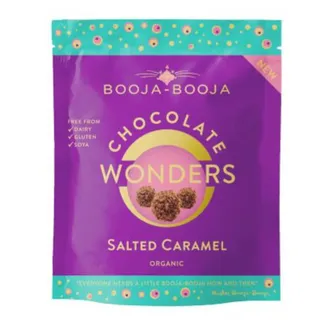 Booja-Booja Organic & Gluten Free Salted Caramel Chocolate 8X65G