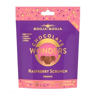 Booja-Booja Organic & Gluten Free Raspberry Scrunch Chocolate 8X65G